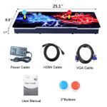 GWALSNTH 28890 in 1 Pandora Box 60S Arcade Games Console, Plug and Play Video Games,1280X720 Display, 3D Games, Search/Save/Hide/ Pause Games,1-4 Players …