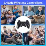 Retro Game Console - Retro Game Stick,Plug and Play Video Game Console Built in 20500+Games,4K HDMI Output,15 Classic Emulators,Dual 2.4G Wireless Controllers (64G)