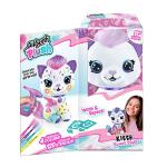 Canal Toys Personalize Airbrush Plush Large Kitty! Decorate, wash, Repeat! Customize Your own Spray Art Plush with Markers, Battery Powered Airbrush and 100+ Stencils. Ages 6+