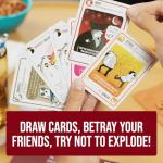 Exploding Kittens Original Edition - Hilarious Game for Family Game Night - Funny Card Games for Ages 7 and Up - 56 Cards - 2-5 Players - 15 Minutes of Play