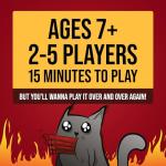 Exploding Kittens Original Edition - Hilarious Game for Family Game Night - Funny Card Games for Ages 7 and Up - 56 Cards - 2-5 Players - 15 Minutes of Play