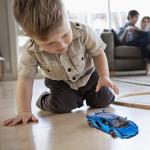 IYEAM Lambo Toy Car Sian FKP3 Die-Cast Car Model with Lights and Sound Pull Back Toy Car for Boys Age 3 4 5 6 + Year Old (Blue)