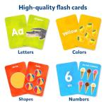 Skillmatics Thick Flash Cards for Toddlers - Letters, Numbers, Shapes & Colors, Montessori Toys & Games, Preschool Learning for Kids 1, 2, 3, 4 Years