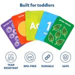 Skillmatics Thick Flash Cards for Toddlers - Letters, Numbers, Shapes & Colors, Montessori Toys & Games, Preschool Learning for Kids 1, 2, 3, 4 Years