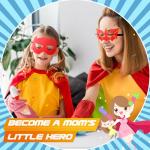 Roko Toys for 3-10 Year Old Boys, Superhero Capes for Kids 3-12 Year Old Boy Gifts Boys Cartoon Dress up Costumes Party Supplies Easter Basket Stuffers (8 Heroes Double-sided)