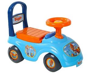 Dynacraft Blippi NE Basic Ride-On – Fun and Colorful Design, Perfect for Toddlers, Sturdy and Durable, Easy to Assemble, Ideal for Indoor and Outdoor Play