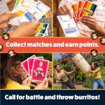 Throw Throw Burrito by Exploding Kittens: Extreme Outdoor Edition - A Dodgeball Card Game - Family-Friendly Party Card Games for Adults, Teens & Kids