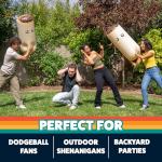 Throw Throw Burrito by Exploding Kittens: Extreme Outdoor Edition - A Dodgeball Card Game - Family-Friendly Party Card Games for Adults, Teens & Kids