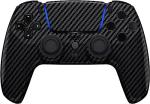 Custom Wireless Controller Compatible with PS5 - Multiple Designs Available (PS5 Glossy Carbon Fiber)