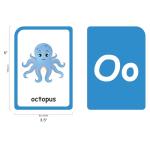 ZazzyKid Flash Cards for Toddlers Learning: 54 Double Sides Flashcards for Alphabets, Numbers, Colors, Shapes - Educational Toys for Preschool