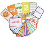 ZazzyKid Flash Cards for Toddlers Learning: 54 Double Sides Flashcards for Alphabets, Numbers, Colors, Shapes - Educational Toys for Preschool