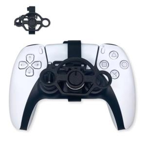 CHOWONE Game Controller Mini Steering Wheel for PS5 Remote Control Accessory for PS5 Racing Games Controller Steering Wheel Attachment
