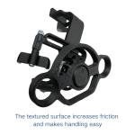 CHOWONE Game Controller Mini Steering Wheel for PS5 Remote Control Accessory for PS5 Racing Games Controller Steering Wheel Attachment