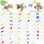 MOONTOY 11 in 1 STEM Toys for 4 5 6 7 8+ Year Old Boy Birthday Gifts Building Toys Kids Age 4-8 5-7 6-8 Educational Blocks STEM Kits Activities Erector Set Robot Engineering Construction Creative Game
