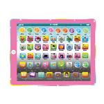 Wenbeier Kids Tablet Learning Pad Toddler Tablet with ABC Word Song Music Number Electronic Interactive Toy for Educational Preschool Boys & Girls 3 4 5 Years Old