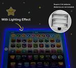 Wenbeier Kids Tablet Learning Pad Toddler Tablet with ABC Word Song Music Number Electronic Interactive Toy for Educational Preschool Boys & Girls 3 4 5 Years Old