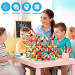 DMOIU Magnetic Building Blocks STEM Educational Toy for Kids Montessori Learning Sticks and Balls, Sensory Activities Toys for Toddlers, Gift for Boys and Girls Preschool