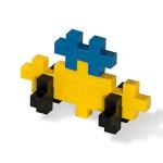 PLUS PLUS - BIG - 45 Piece - Basic Color Mix, Construction Building Stem | Steam Toy, Interlocking Large Puzzle Blocks for Toddlers and Preschool