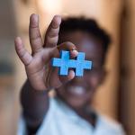 PLUS PLUS - BIG - 45 Piece - Basic Color Mix, Construction Building Stem | Steam Toy, Interlocking Large Puzzle Blocks for Toddlers and Preschool