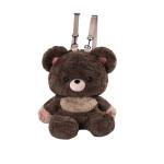 CALEMBOU Plush Backpack, Cute Panda Plush Bag, Stuffed Animal Backpack Plushie, Anime Plush Backpacks Soft Stuffed Bear Dog (BearBrown, L-50cm)