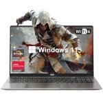 Gaming Laptop with AMD Ryzen 7 5700U Processor(8C/16T, Up to 4.3GHz), 16.1“ FHD Display Laptop Computer with Backlit Keyboard, 16GB RAM 512GB NVMe SSD, WiFi 6, HDMI 1.4, USB3.2, Type-C, 53Wh Battery