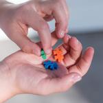 PLUS PLUS - 70 Piece Rainbow Mix - Construction Building Stem/Steam Toy, Interlocking Mini Puzzle Blocks for Kids, Open Play Tube