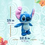 Disney Baby Lilo & Stitch Soft Huggable Stuffed Animal Cute Plush Toy for Toddler Boys and Girls, Gift for Kids, Blue Stitch 15 Inches