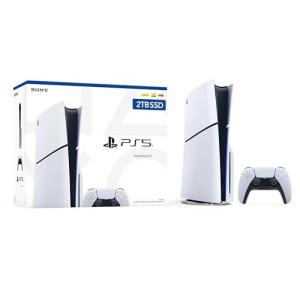 2023 New PlayStation 5 Slim Upgraded 2TB Disc Edition Console, Controller and Controller Charger - White, Slim PS5 2TB PCIe SSD Gaming Console [video game] [video game] [video game]