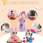 VAOUX 10 PCS Digital Circus Plush Toy,The Amazing Plushies Toy,Stuffed Animal Plushie Doll Gift for Kids and Fans.