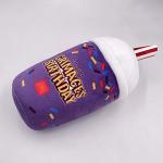 ZEYARUIBO Grimace Plush, 8" Grimace Shake Plushies Set, Soft Grimace Yellow Hat Stuffed Plushies Figure for Boys Girls Fans Gift (2pcs Grimace+Shakes)