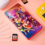 PERFECTSIGHT Cute Game Card Case for Nintendo Switch/Switch Lite/OLED, 24 Game Holder Cartridge Case for Game Cards and 48 SD Cards, Kawaii Portable Compact Storage Box, Mario Bros