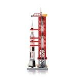 Block Builder Rocket Launch Building Block Set (457 Pieces) Space Series Building Blocks for Kids and Adults