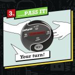 Hasbro Gaming Catch Phrase Electronic Game | Fun Active Handheld Party Games for Adults, Teens, and Kids | Ages 12+ | 4 or More Players, 2 Teams | Portable Family Travel Games