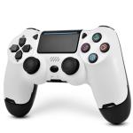 BUERTT Wireless Controller for PS4,Remote Controller Compatible with Playstation 4/Slim/Pro/PC,PS4 Controller with Dual Vibration,6-Axis Motion,3.5mm Audio Jack,Multi Touch Pad,Share Button,White
