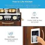 Best Choice Products Pretend Play Kitchen Wooden Toy Set for Kids w/Realistic Design, Telephone, Utensils, Oven, Microwave, Sink - Espresso