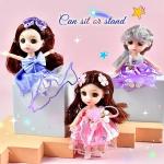 Tuko Happy Birthday, Doll Toys for 3+ Years Old Girls Gift, 4Packs