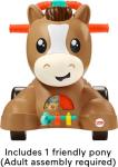 Fisher-Price Baby Learning Toy, Walk Bounce & Ride Pony Musical Walker & Ride-On for Infants & Toddlers Ages 9+ Months (Amazon Exclusive)