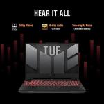 ASUS TUF Gaming A15 (2023) Gaming Laptop, 15.6” FHD 144Hz Display, GeForce RTX 4070, AMD Ryzen 7 7940HS, 16GB DDR5, 1TB PCIe SSD, Wi-Fi 6, Windows 11, FA507XI-EH94(Mecha Gray)