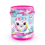 Canal Toys Personalize Airbrush Plush Medium Squishy Plush Unicorn! Decorate, wash, Repeat! Customize Your own Spray Art Plush with Markers, Airbrush Tool and 70+ Stencils. Ages 6+