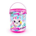 Canal Toys Personalize Airbrush Plush Medium Squishy Plush Unicorn! Decorate, wash, Repeat! Customize Your own Spray Art Plush with Markers, Airbrush Tool and 70+ Stencils. Ages 6+