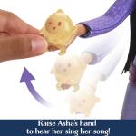 Mattel Disney Wish Toys, Singing Asha of Rosas Fashion Doll & Star Figure, Posable with Removable Outfit, Sings “This Wish” in English