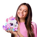 Canal Toys Personalize Airbrush Plush Medium Squishy Plush Unicorn! Decorate, wash, Repeat! Customize Your own Spray Art Plush with Markers, Airbrush Tool and 70+ Stencils. Ages 6+