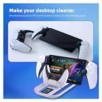 WUXIDIXI PS5 Portal Charging Station for Playstation Portal Remote Player and PS5 Controller with Charging Cable and RGB Light, Charge Stand Holder Accessories for Playstation Portal