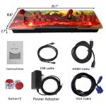 RegiisJoy 28000 Games in 1 Pandora 50S Arcade Game Console Retro Game Machine for PC & Projector & TV, 2-4 Players, 1280X720, 3D Games, Search/Hide/Save/Load/Pause Games, Favorite List