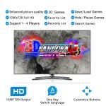 RegiisJoy 28000 Games in 1 Pandora 50S Arcade Game Console Retro Game Machine for PC & Projector & TV, 2-4 Players, 1280X720, 3D Games, Search/Hide/Save/Load/Pause Games, Favorite List