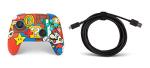 PowerA Enhanced Wireless Nintendo Switch Controller - Mario Pop, Rechargeable Switch Pro Controller, Immersive Motion Control, Officially Licensed by Nintendo (Amazon Exclusive)