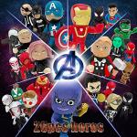 Genqiang Mini Superhero Toys, 26 pcs Superhero Minifigures Small Action Figures Superhero Party Birthday Decorations for Kids’ Christmas Stocking, Easter Eggs Cake Toppers Collectibles