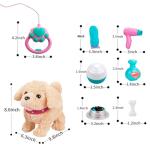 Plush Interactive Toy for Girls, Talking Golden Retriever Toy with Singing, Barking, Tail Wagging, Electronic Puppy, Stuffed Dog Toy for 2 3 4 Years Old Toddlers Girls Boys Christmas Birthday Gifts