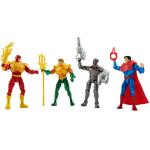 DC Comics, Justice League 4-Pack, 4-inch Action Figures | The Flash, Superman, Aquaman, Cyborg | Collectible Kids Toys for Boys and Girls Ages 3 and Up