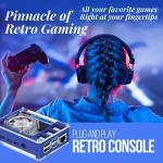 Retropie Batocera Raspberry Pi 4B Pinnacle Retro Game Console - 512GB Complete Build 70+ Consoles - 150,000 + Games Emulator Kit